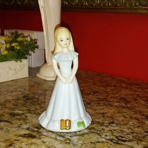 Growing Up Ceramic Birthday Girl #10